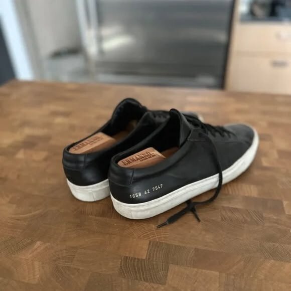 Projects Achilles Black Sneakers Men’s Size 42 (US 9.5) - Picture 3 of 5